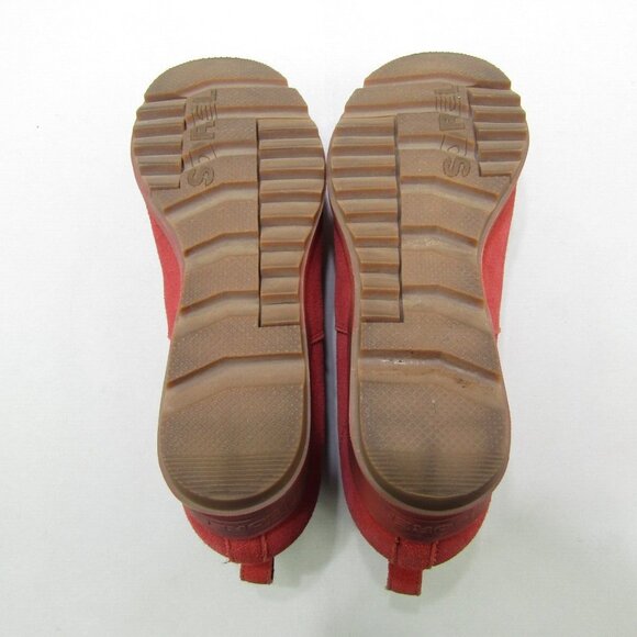 Sorel Evie Pull On Wedge Booties Womens 9 Red Waterproof Rain Boot NL4910-849 - Picture 3 of 7